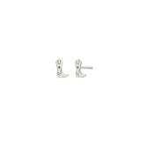 Pair of Zoë Chicco 14k Gold Itty Bitty Cowboy Boot Stud Earrings