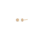 Pair of Zoë Chicco 14k Gold Itty Bitty Volleyball Stud Earrings