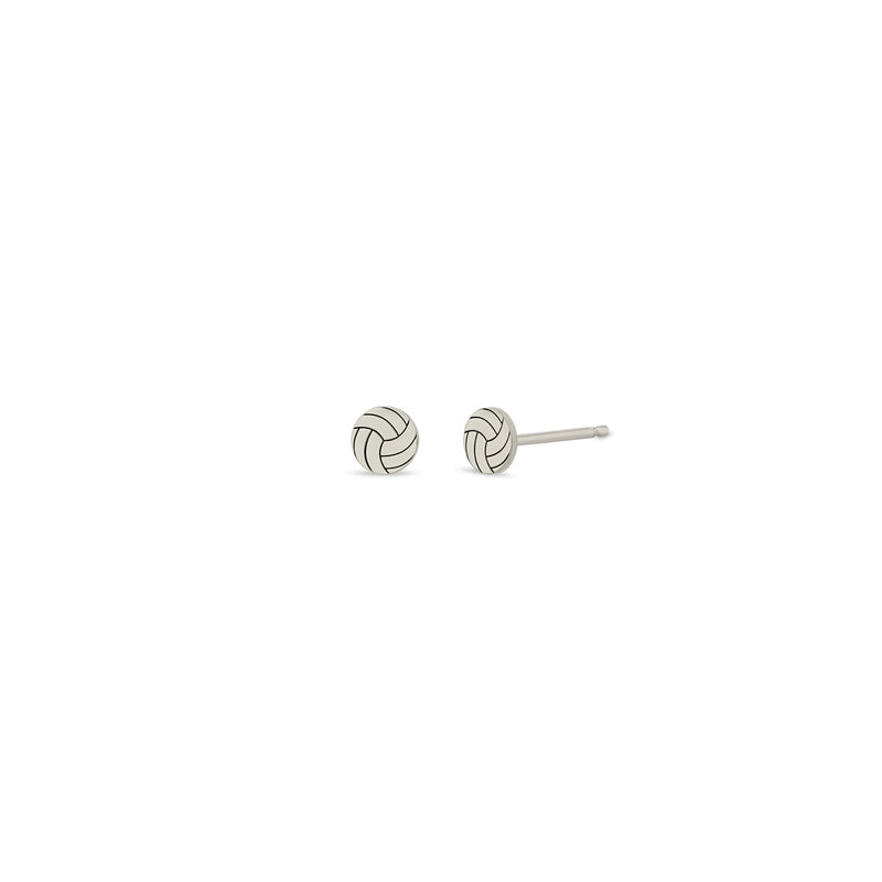 Pair of Zoë Chicco 14k Gold Itty Bitty Volleyball Stud Earrings