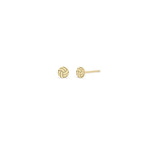 Pair of Zoë Chicco 14k Gold Itty Bitty Volleyball Stud Earrings