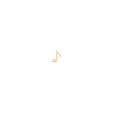 Zoë Chicco 14k Gold Itty Bitty Music Note Stud Earring