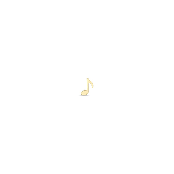 Zoë Chicco 14k Gold Itty Bitty Music Note Stud Earring