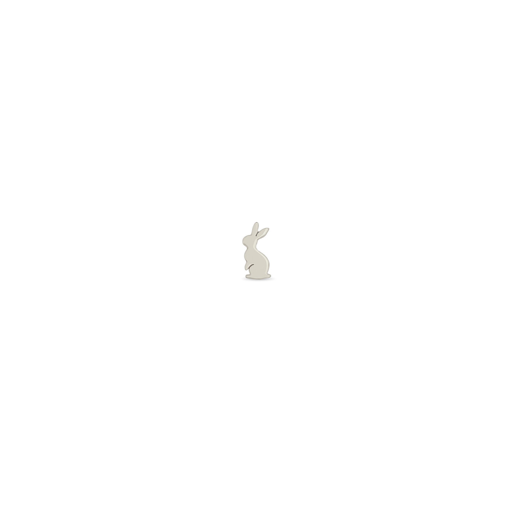 Zoë Chicco 14k Gold Itty Bitty Bunny Stud Earring for the Left Ear