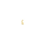 Zoë Chicco 14k Gold Itty Bitty Bunny Stud Earring for the Left Ear