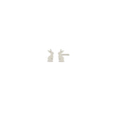 Pair of Zoë Chicco 14k Gold Itty Bitty Bunny Stud Earrings
