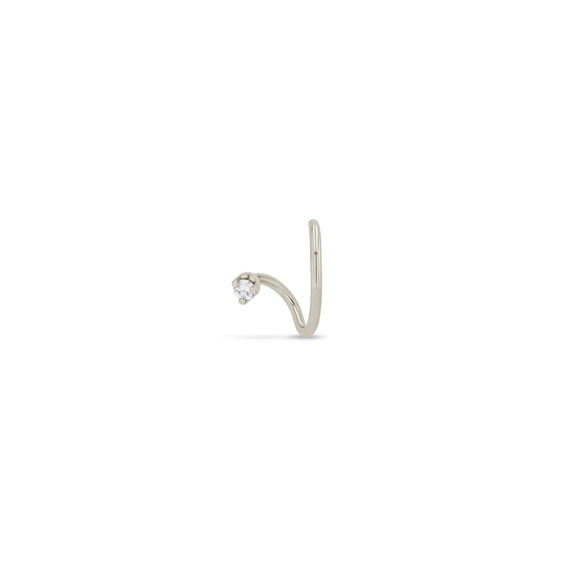 14k Wire Illusion Huggie Hoops