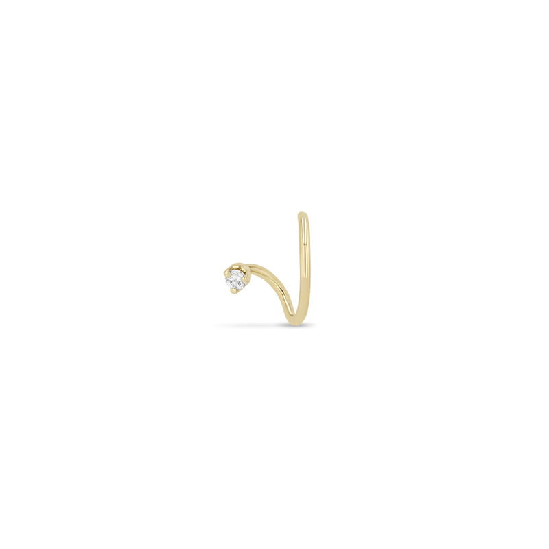 14k Wire Illusion Huggie Hoops