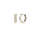 Zoë Chicco 14k Gold Knife Edge Hinge Huggie Hoop Earrings