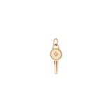 Zoë Chicco 14k Gold Star Set Diamond Key Charm Pendant