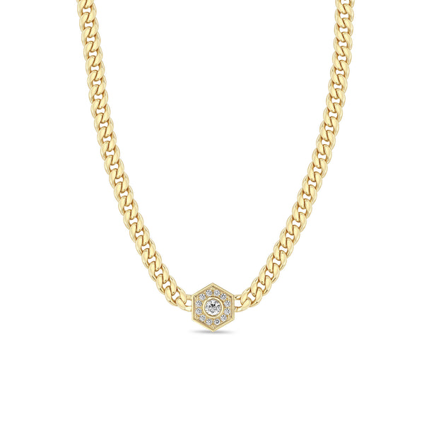 Zoë Chicco 14K Gold Medium Curb Chain Necklace