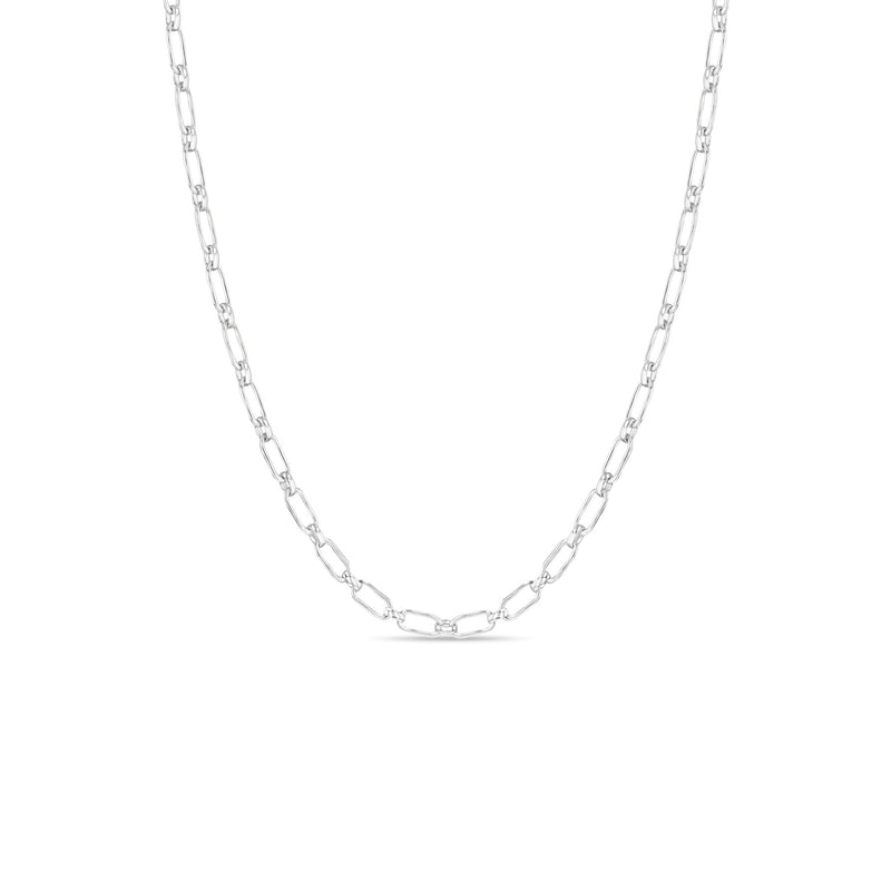 Zoë Chicco Sterling Silver Mixed Link Chain Necklace