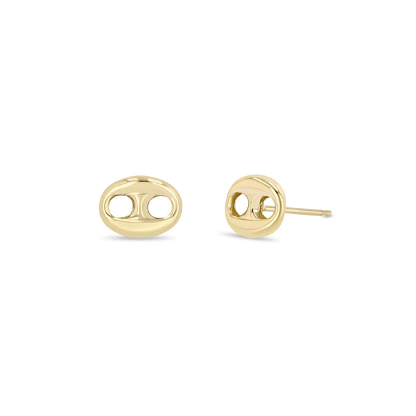 Zoë Chicco 14k Gold Large Mariner Link Stud Earrings