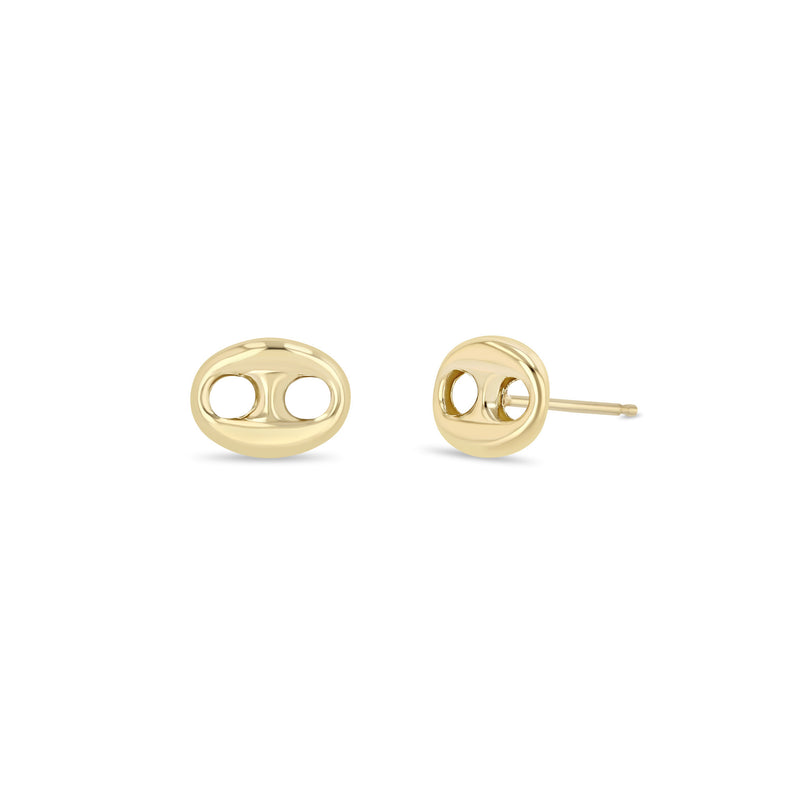 Zoë Chicco 14k Gold Large Mariner Link Stud Earrings