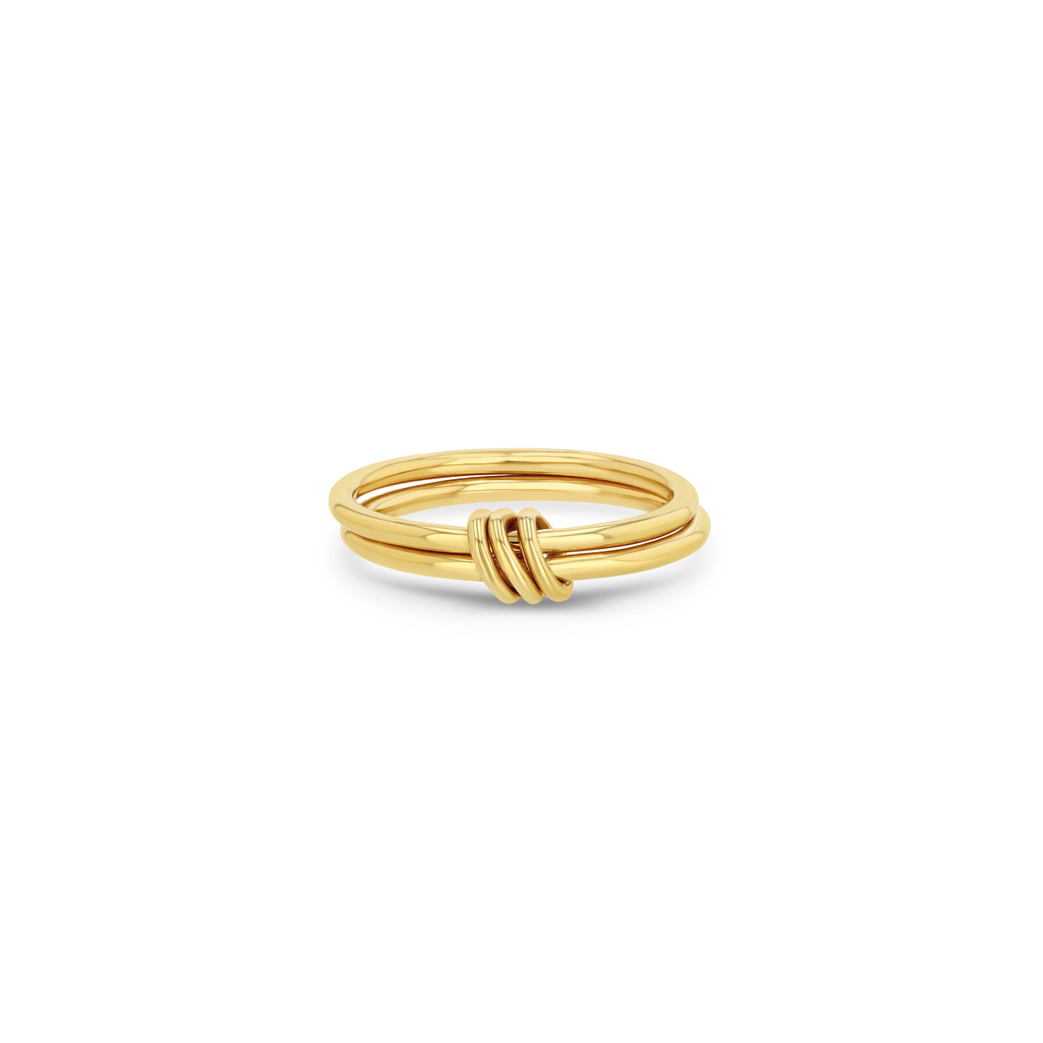 Zoë Chicco 14k Gold 2 Linked Rings
