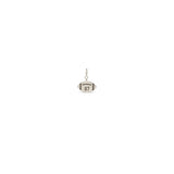 Zoë Chicco 14k Gold Midi Bitty Personalized Jersey Number Football Spring Ring Charm engraved with the number 87