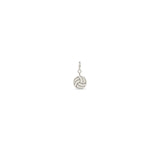 Zoë Chicco 14k Gold Midi Bitty Volleyball Spring Ring Charm Pendant