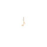 Zoë Chicco 14k Gold Midi Bitty Music Note Spring Ring Charm Pendant