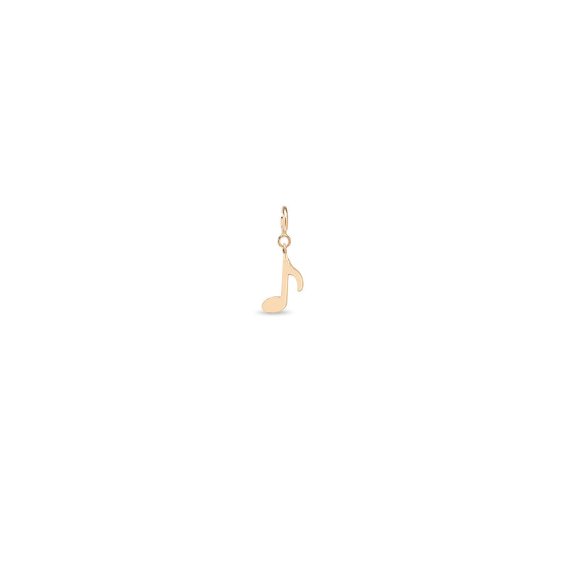 Zoë Chicco 14k Gold Midi Bitty Music Note Spring Ring Charm Pendant