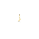 Zoë Chicco 14k Gold Midi Bitty Music Note Spring Ring Charm Pendant