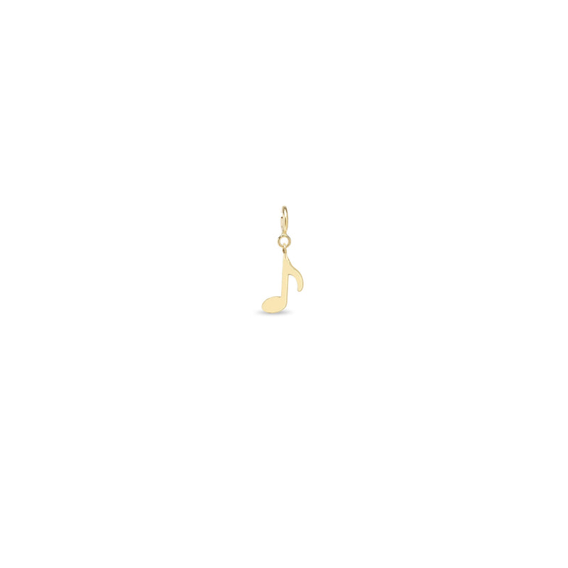 Zoë Chicco 14k Gold Midi Bitty Music Note Spring Ring Charm Pendant