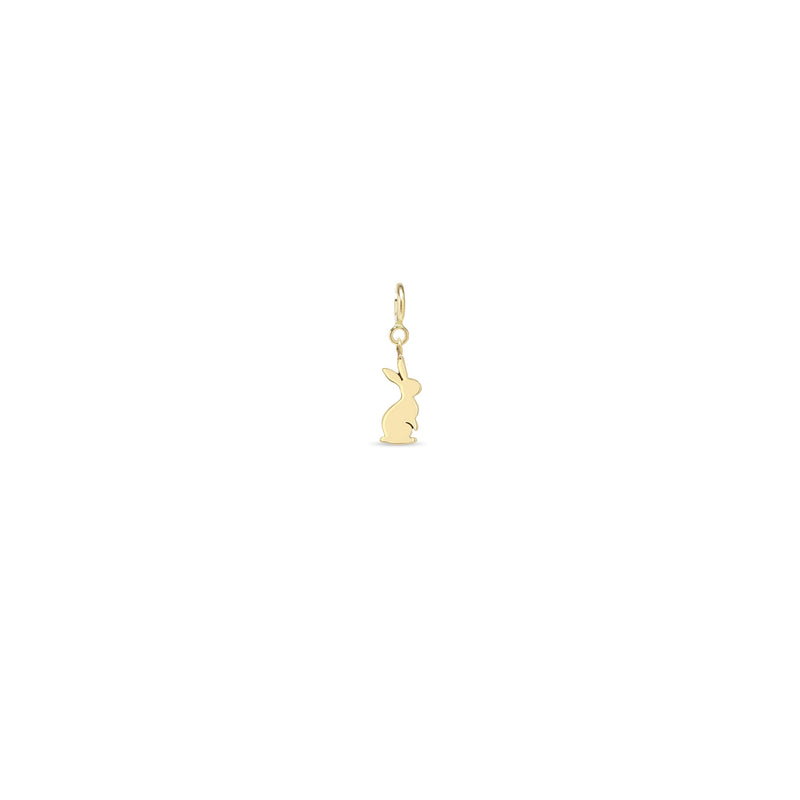 Zoë Chicco 14k Gold Midi Bitty Bunny Spring Ring Charm Pendant