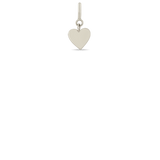 14k Midi Bitty Heart Charm on Spring Ring