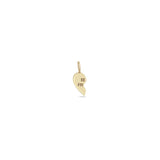 Zoë Chicco 14k Gold Midi Bitty Left Split Heart BFF Charm Pendant