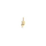 Zoë Chicco 14k Gold Midi Bitty Right Split Heart BFF Charm Pendant