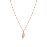 Zoë Chicco 14k Rose Gold Midi Bitty "Best Friends" BFF Necklace Right of Set