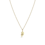 Zoë Chicco 14k Yellow Gold Midi Bitty "Best Friends" BFF Necklace Right of Set