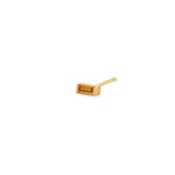 Zoë Chicco 14k Yellow Gold Citrine Baguette Stud Earring | November Birthstone