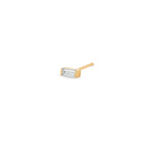 14k Diamond Baguette Stud - SALE