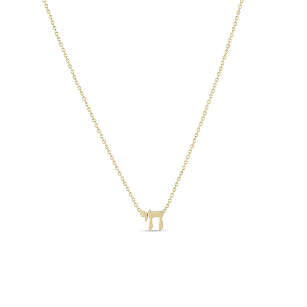 Zoë Chicco 14k Gold Midi Bitty Chai Necklace