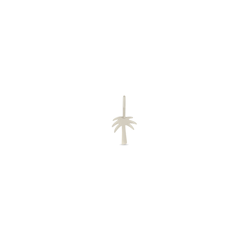 Zoe Chicco 14k white gold Palm tree charm on a white background