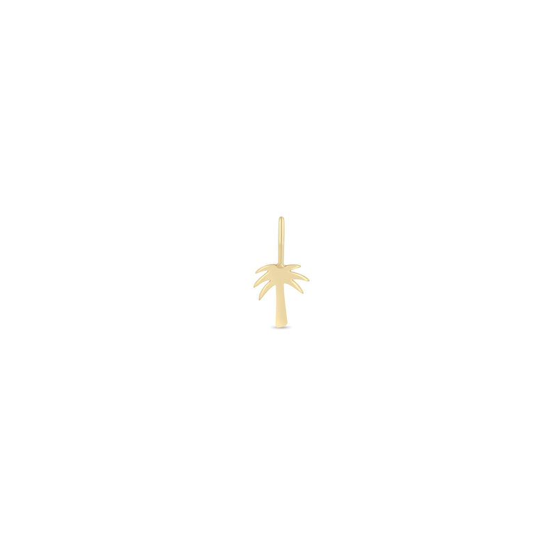 Zoe Chicco 14k gold palm tree charm on a white background