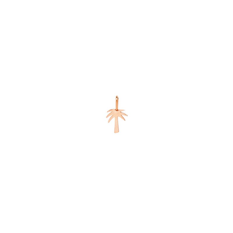 14k Single Midi Bitty Palm Tree Charm