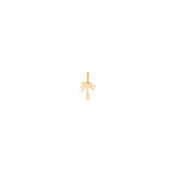 14k Single Midi Bitty Palm Tree Charm
