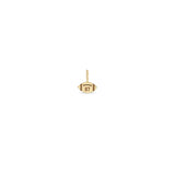 Zoë Chicco 14k Gold Midi Bitty Personalized Jersey Number Football Charm engraved with the number 87