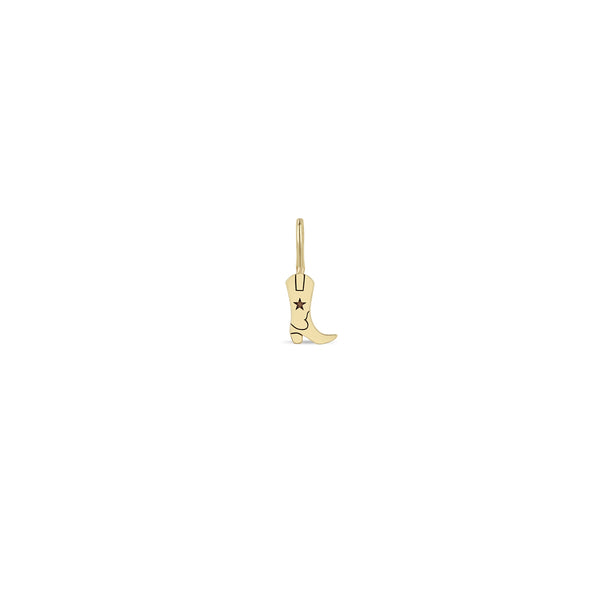 Zoë Chicco 14k Gold Midi Bitty Cowboy Boot Charm Pendant