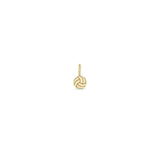 Zoë Chicco 14k Gold Midi Bitty Volleyball Charm Pendant