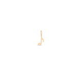 Zoë Chicco 14k Gold Midi Bitty Music Note Charm Pendant