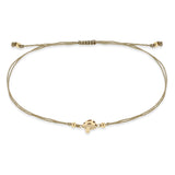 Zoë Chicco 14k Gold Midi Bitty Mushroom Cord Bracelet