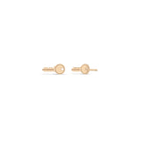 Zoë Chicco 14k Rose Gold Midi Bitty Key Stud Earrings