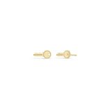 Zoë Chicco 14k Yellow Gold Midi Bitty Key Stud Earrings