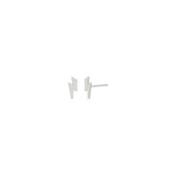 Zoë Chicco 14k Gold Midi Bitty Lightning Bolt Stud Earrings