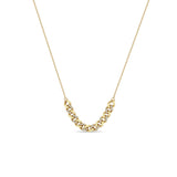 Zoë Chicco 14k Gold & Alternating Pavé Diamond Medium Curb Chain Station Necklace