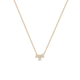 Zoë Chicco 14k Gold Marquise Diamond Fan Necklace