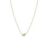 Zoë Chicco 14k Gold Marquise & Prong Diamond Trio Necklace