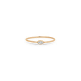 Zoë Chicco 14k Rose Gold Small Marquise Diamond Ring