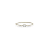 Zoë Chicco 14k White Gold Small Marquise Diamond Ring